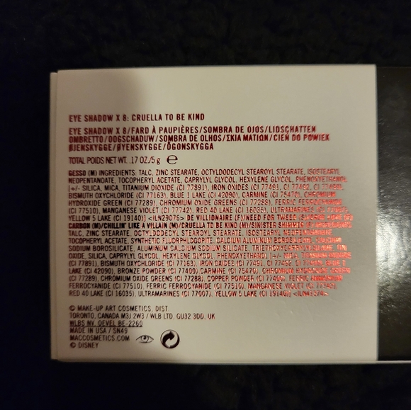 MAC Cruella To Be Kind Eyeshadow Palette - Picture 9 of 9